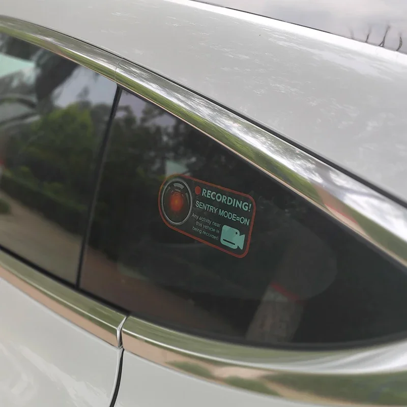 Suitable for Tesla model3modelY/S/X Sentinel mode warning stickers