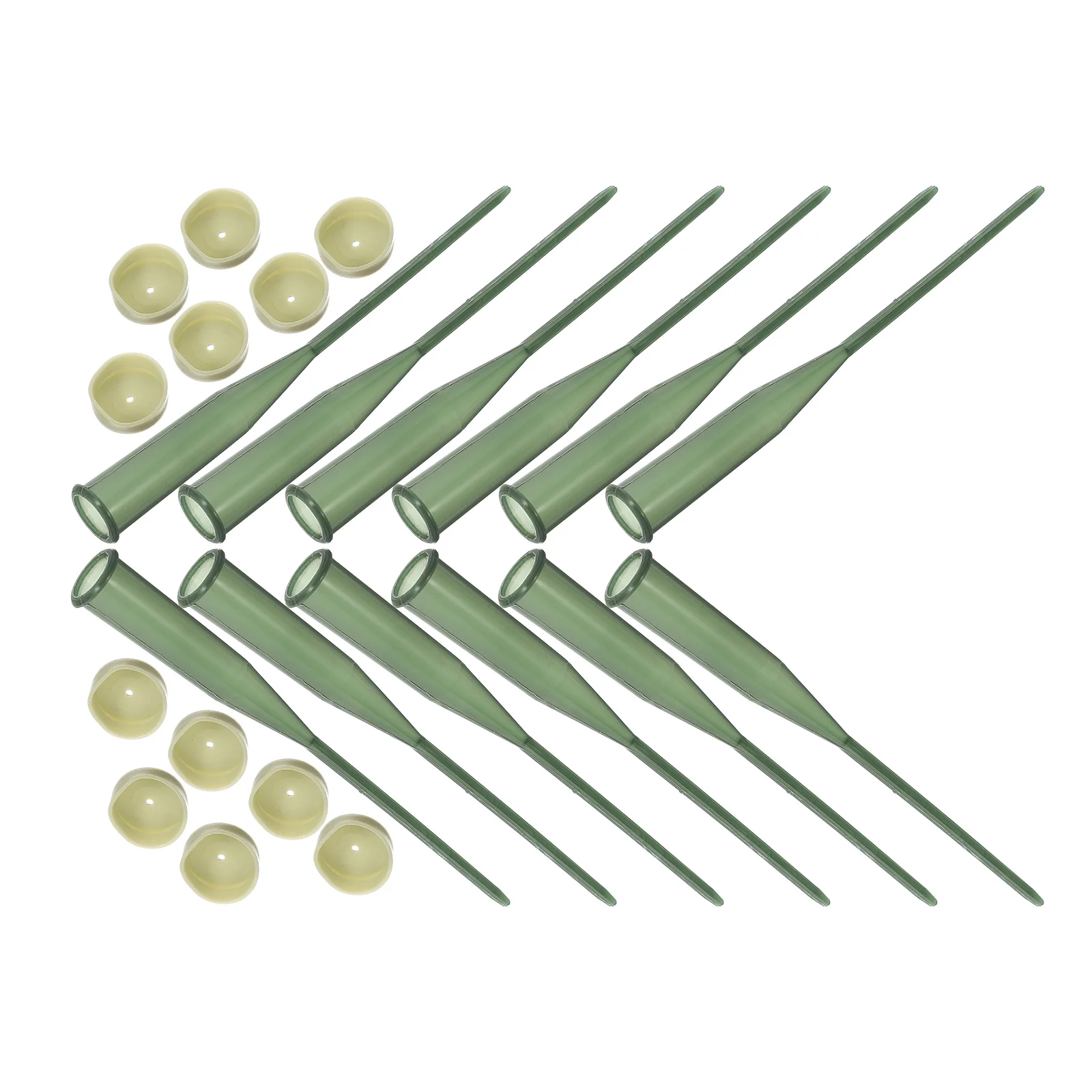 

25pcs Flower Tube Small Green Floral Water Tubes Vials for Arrangement Nutrition Tubes For Florist Preservation