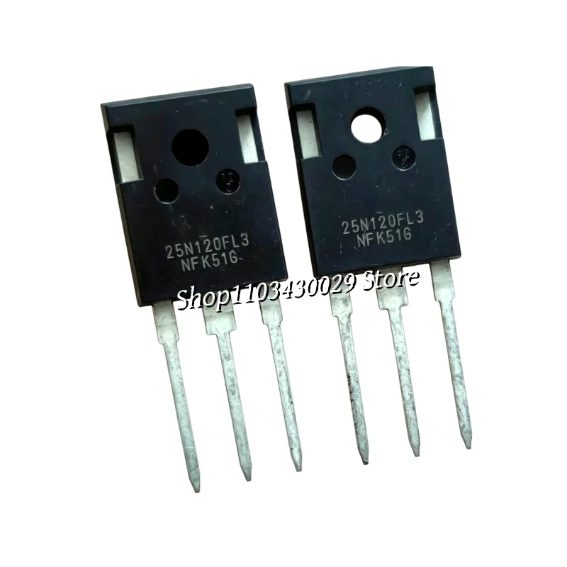 10Pcs Original 25N120FL3 TO-247 IGBT 25A 1200V Power Transistor Induction Cooker Tube