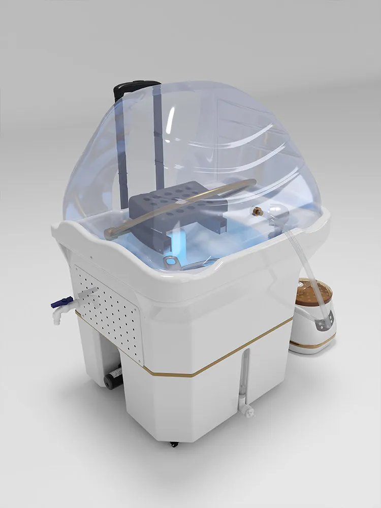 DSA Shampoo Equipment Movable Basin Multifunctional Portable Shampoo Bed Free Water Up and Down Shampoo Machine