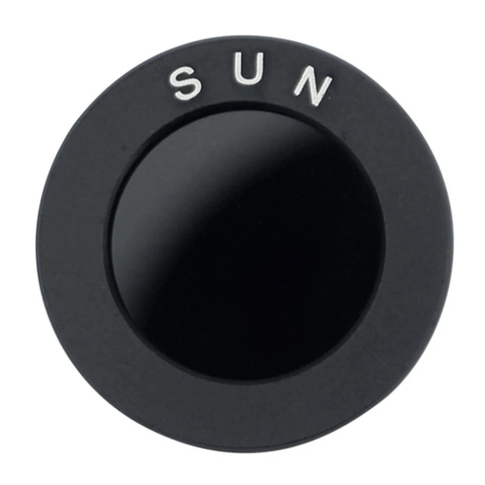 1.25inch Black Solar Filter Astronomical Telescope Accessories Optical Glass Lens Optical Filter Lens Filter