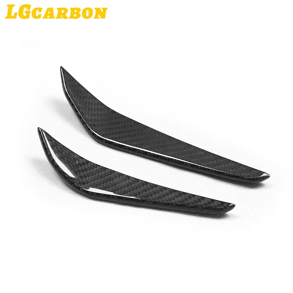 LGcarbon Dry Carbon Fiber Side Bumper Canards for BMW M4 G82 G83 M3 G80 G81 Exterior Auto Rear Bumper Splitter Trim 2020+