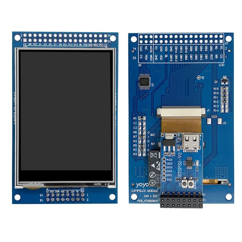 Макетная плата ESP32 LVGL с Wi-Fi и Bluetooth, 2 .. 8 240*320, умный экран дисплея 2,8 дюйма, искусственный сенсорный экран