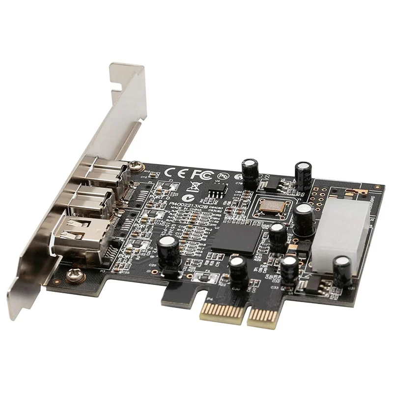 ABZZ-3X SY-PEX30016 3-Port IEEE 1394 Firewire 1394B & 1394A Pcie 1.1 X1 Karte TI XIO2213B Chipsatz erfordert Legacy-Treiber