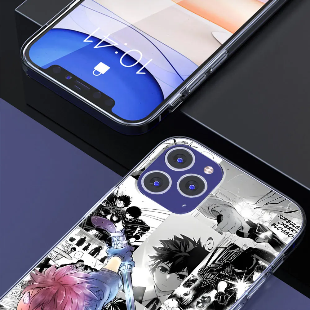 Mission Yozakura Family Case for Apple iPhone 13 15 12 Mini 11 14 Pro Max X XS 7 8 Plus XR Transparent TPU Soft Phone Cover