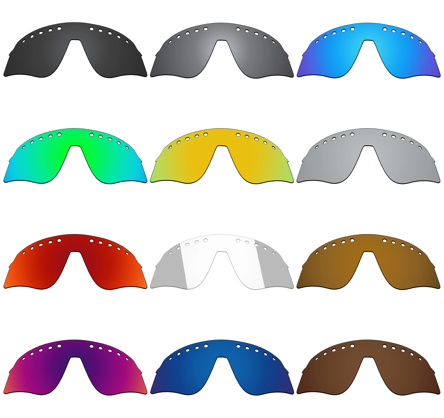 OOWLIT Polarized Lenses Replacements For Oakley Sutro Lite Sweep Vented OO9465 Sunglasses