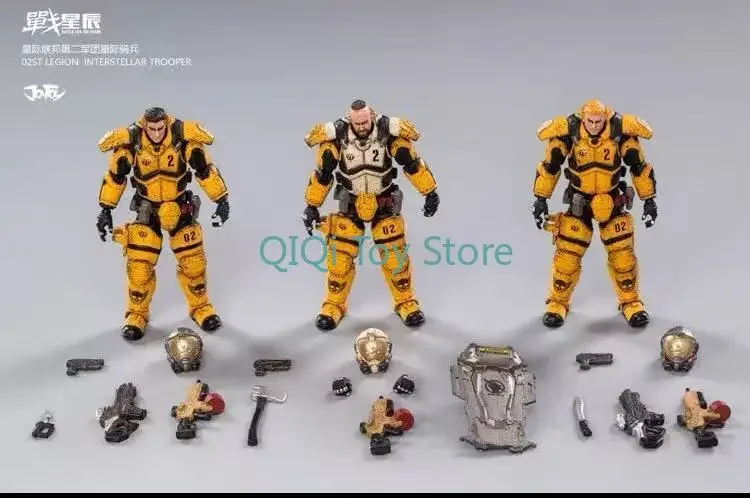 

in stock JOYTOY Interstellar Federation Second Corps 3.75 Soldiers, 1/18 Star Cavalry