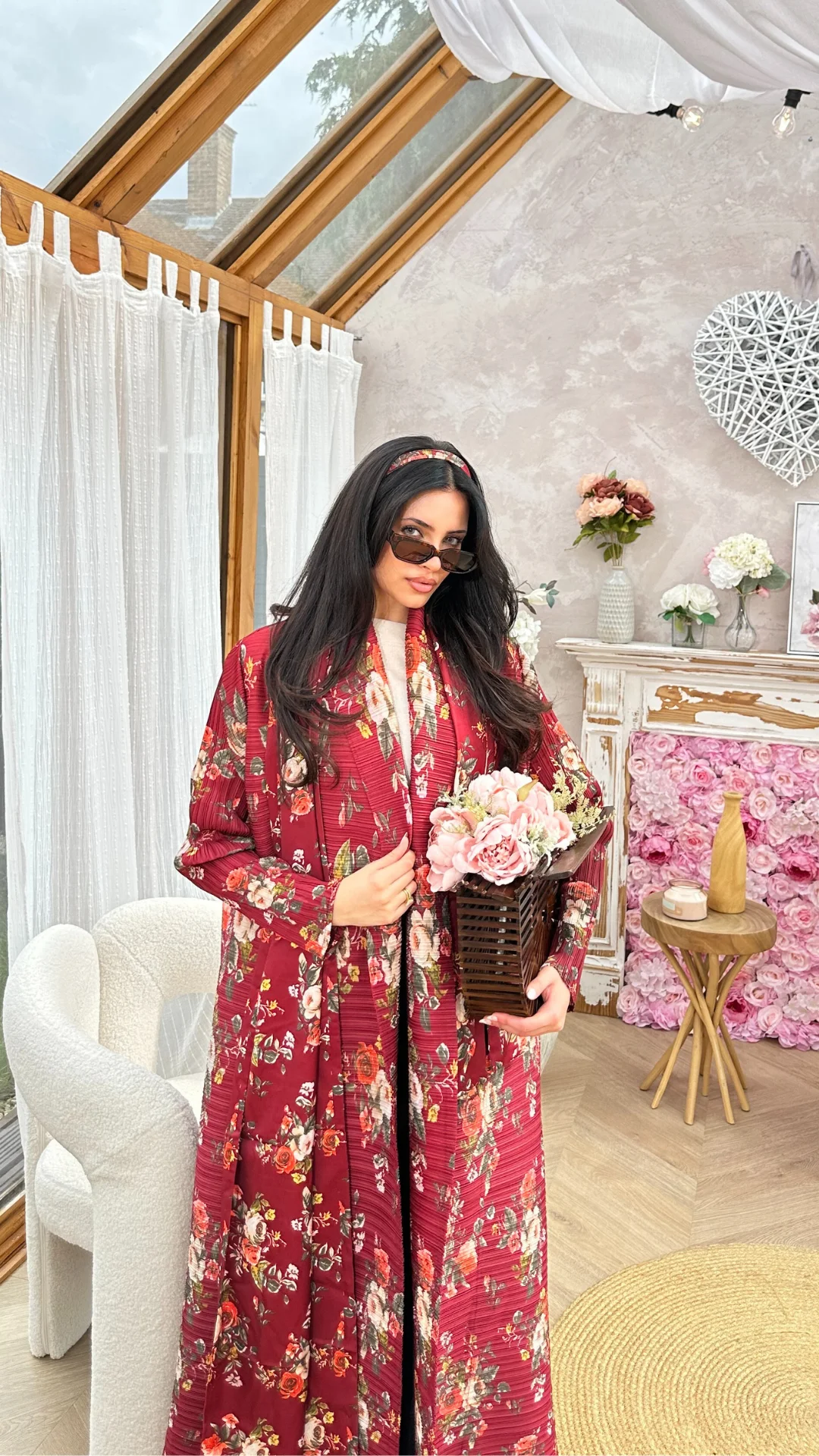 عباية نسائية أنيقة من KAF مع سترة مطبوعة كلاسيكية برباط فضفاض مقاس كبير ثوب مسائي غير رسمي ملابس مأدبة رائعة #2