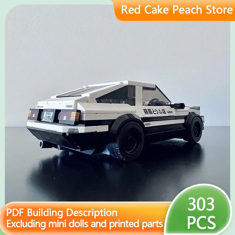 

Speed Racing Car Model MOC Building Bricks AE86 Top Tier Sports Car Modular Technology Children Holiday Gifts Assemble Toys Suit