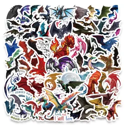 10/30/60pcs Cartoon Fire Dragon Stickers Graffiti for DIY Scrapbooking Phone Laptop Suitcase Skateboard Motorcycle Helmet