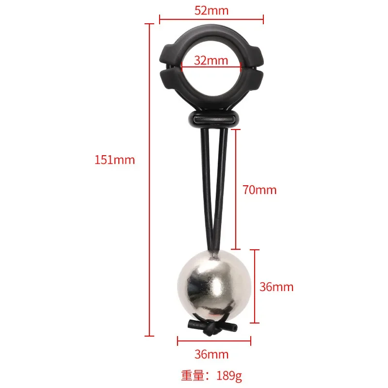 Weight-bearing Cock Ring Drop Ball Penis Heavy Stretcher Penis Erection Enlarger penile training Pendant Sex Toys For Men 18