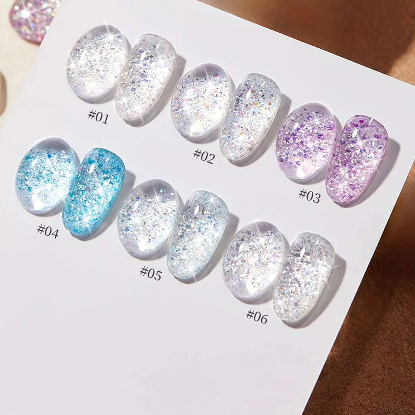 MlANEL 12 ml Nude Gel Nagellack Halloween 2025 neue Frühling/Sommer eisige transparente trendige Milchtee Glitzer Nagelstudio Nagelkunst