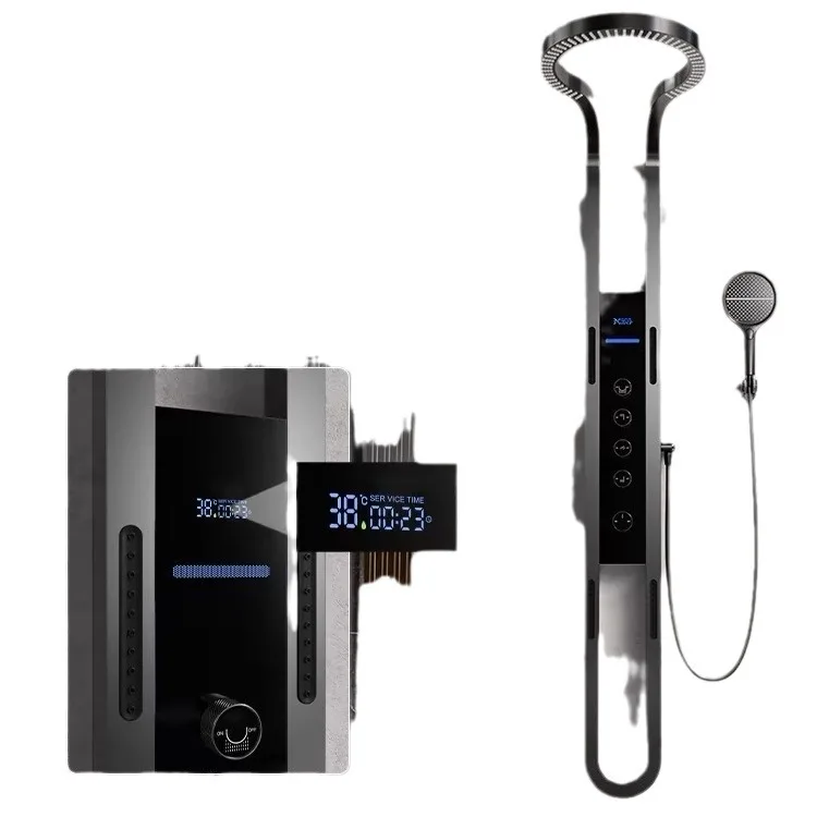 

Shower screen shower set, household, handheld nozzle, digital waterfall surround