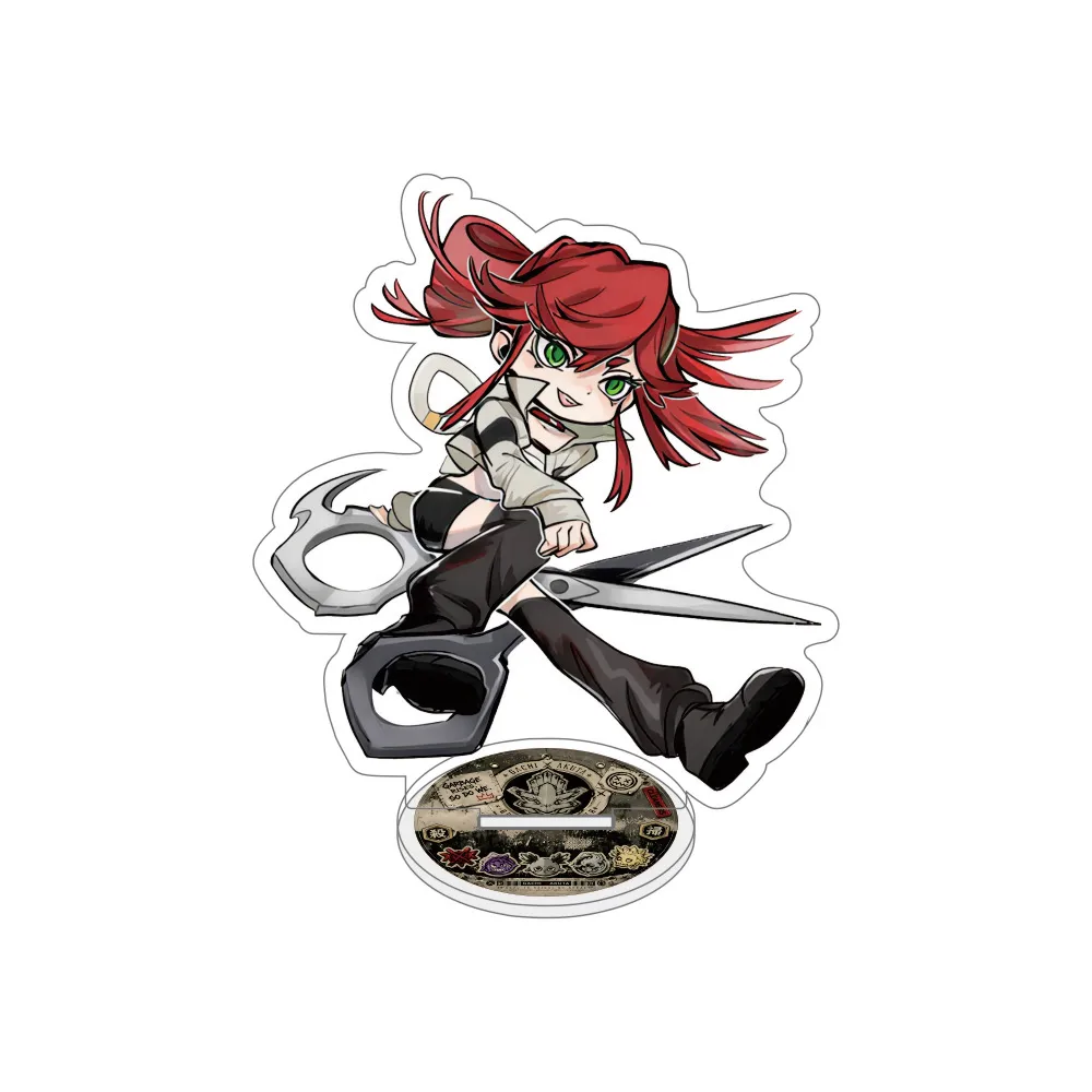 Anime 10cm GACHIAKUTA Acrylic Stand Model Figure Sakura Haruka Suo Hayato Umemiya Hajime Fans key chain Gifts