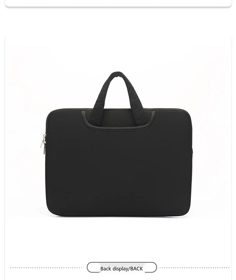 Baumwoll-Laptop-Tragetasche 11-17 Zoll Handtasche Tragetasche für Notebook Tablet Reise – Detail 9