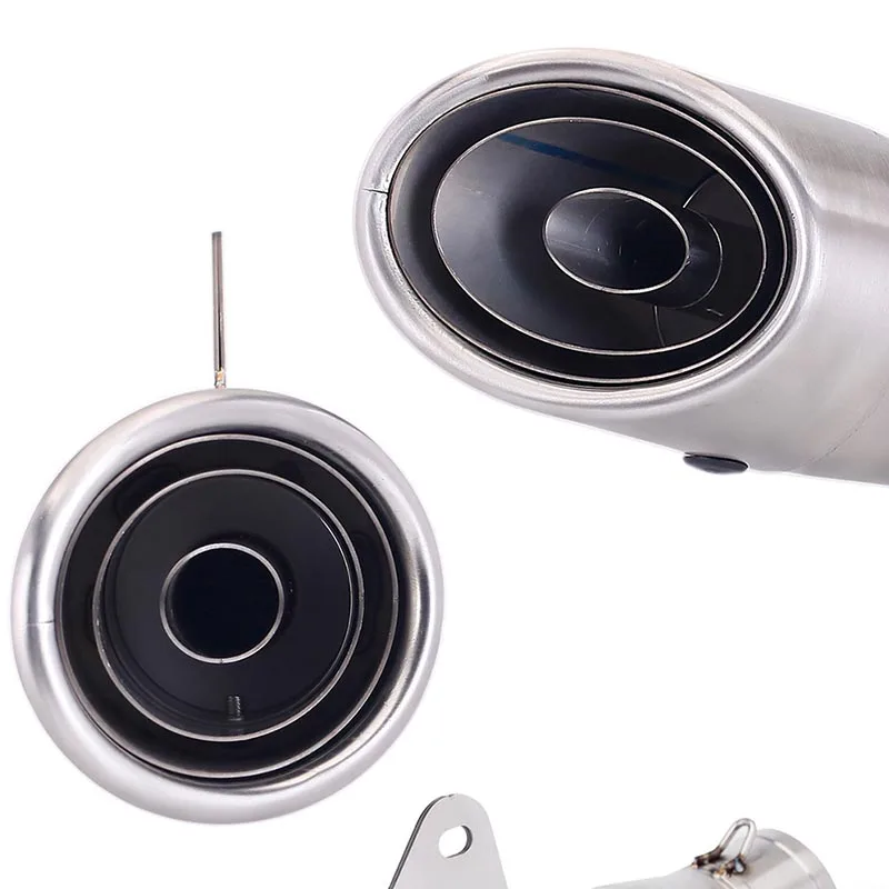 51 مللي متر العالمي للدراجات النارية العادم SC الخمار الأنابيب DB القاتل GP-مشروع لياماها R6 R15 R1 R3 MT07 Tmax155 XMAX GSX250 Pcx125 #6