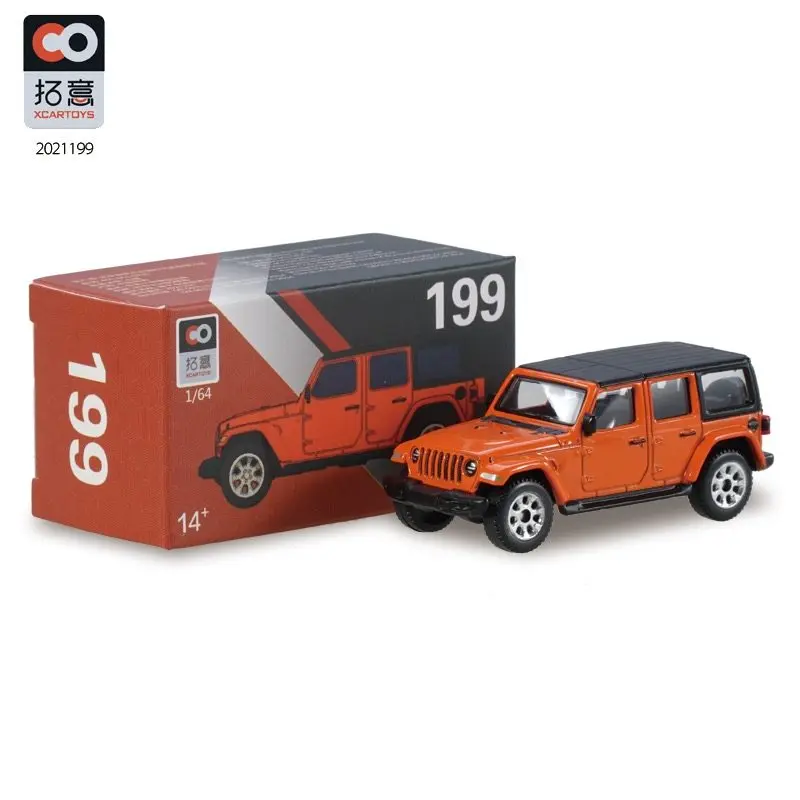 

[Специальное предложение] Tuoyi Xcartoys 1:64 Wrangler Jeep, оранжевый 199 # Модель автомобиля