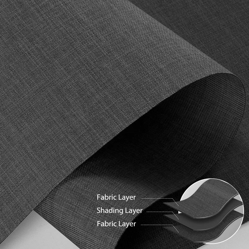 Smart Blinds, Application Control Dual Blackout Electric Roller Blinds Blackout Roller Blinds Fabric Blinds