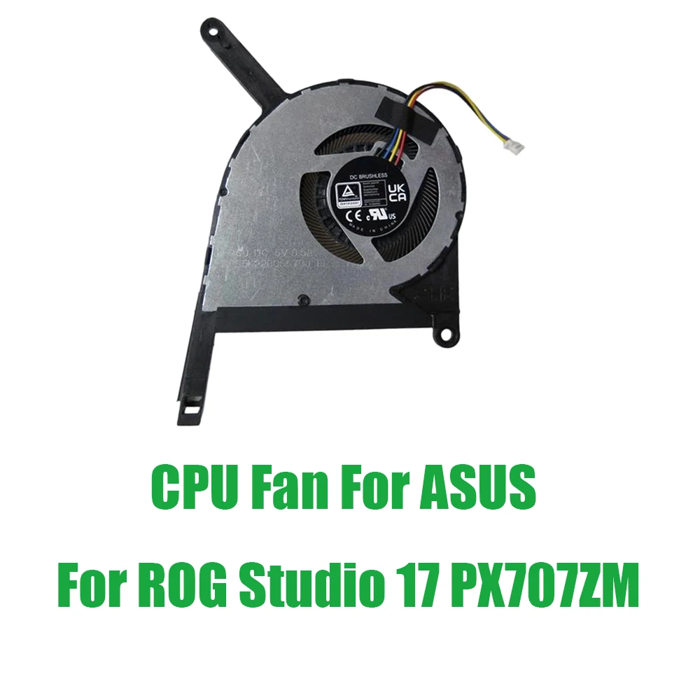 For ASUS For ROG Studio 17 PX707ZM DC12V Replacement Laptop CPU Fan