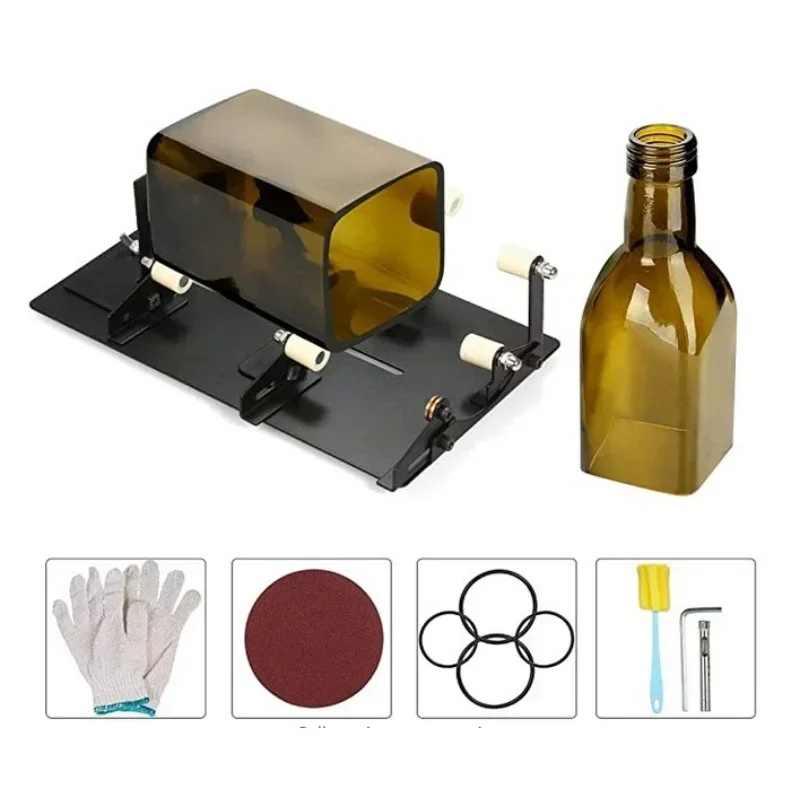 11pc Glass Bottle Cutter Stainless Iron Better Cutting Control Create Glass Sculptures Cutter for DIY Glass Cutting Machine Tool