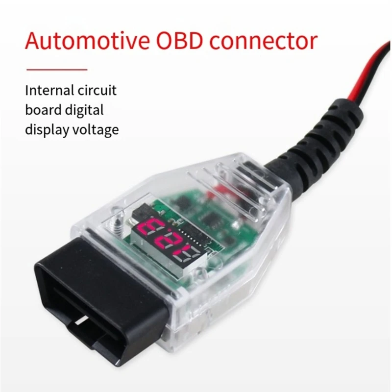 

Диагностический инструмент для замены автомобильного аккумулятора OBD II, вилка аккумулятора для экономии памяти ЭБУ автомобиля