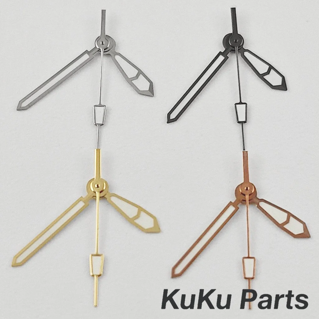 NH35 الأيدي الخضراء مضيئة الساعات الإبر الفضة الذهب بندقية مناسبة ل NH34 NH35 NH36 NH38 NH70 NH72 حركة الساعات مؤشرات #3