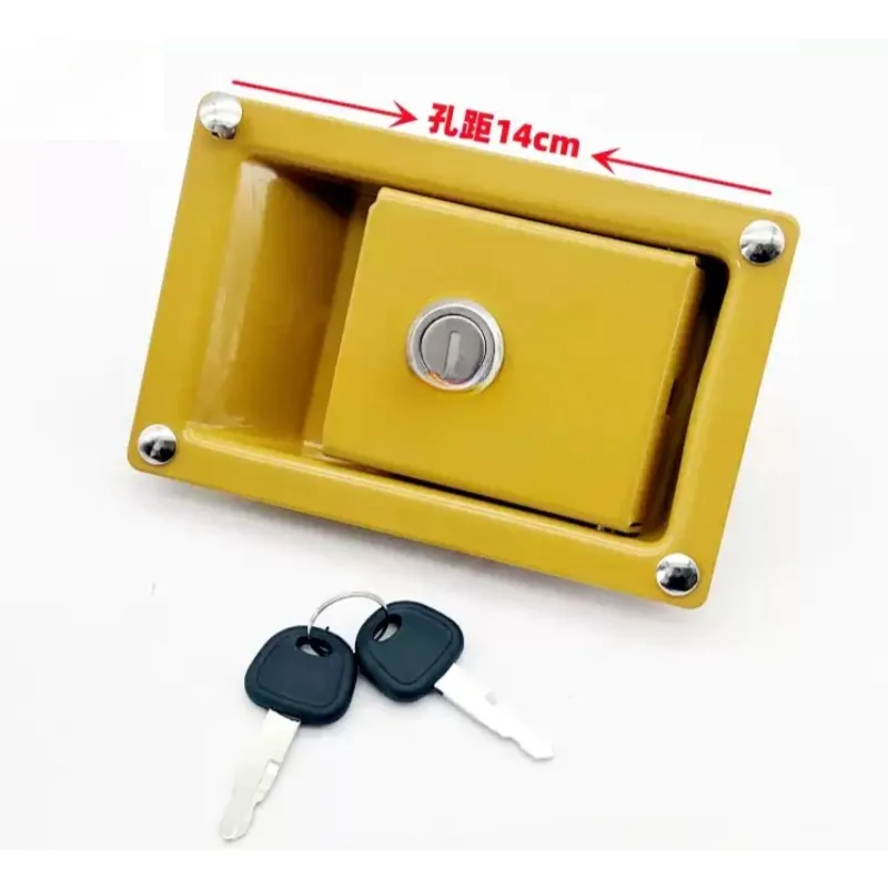 

14CM 16CM Excavator Toolbox Side Door Lock For Sany SY75 135 215 235 365-7-8-9