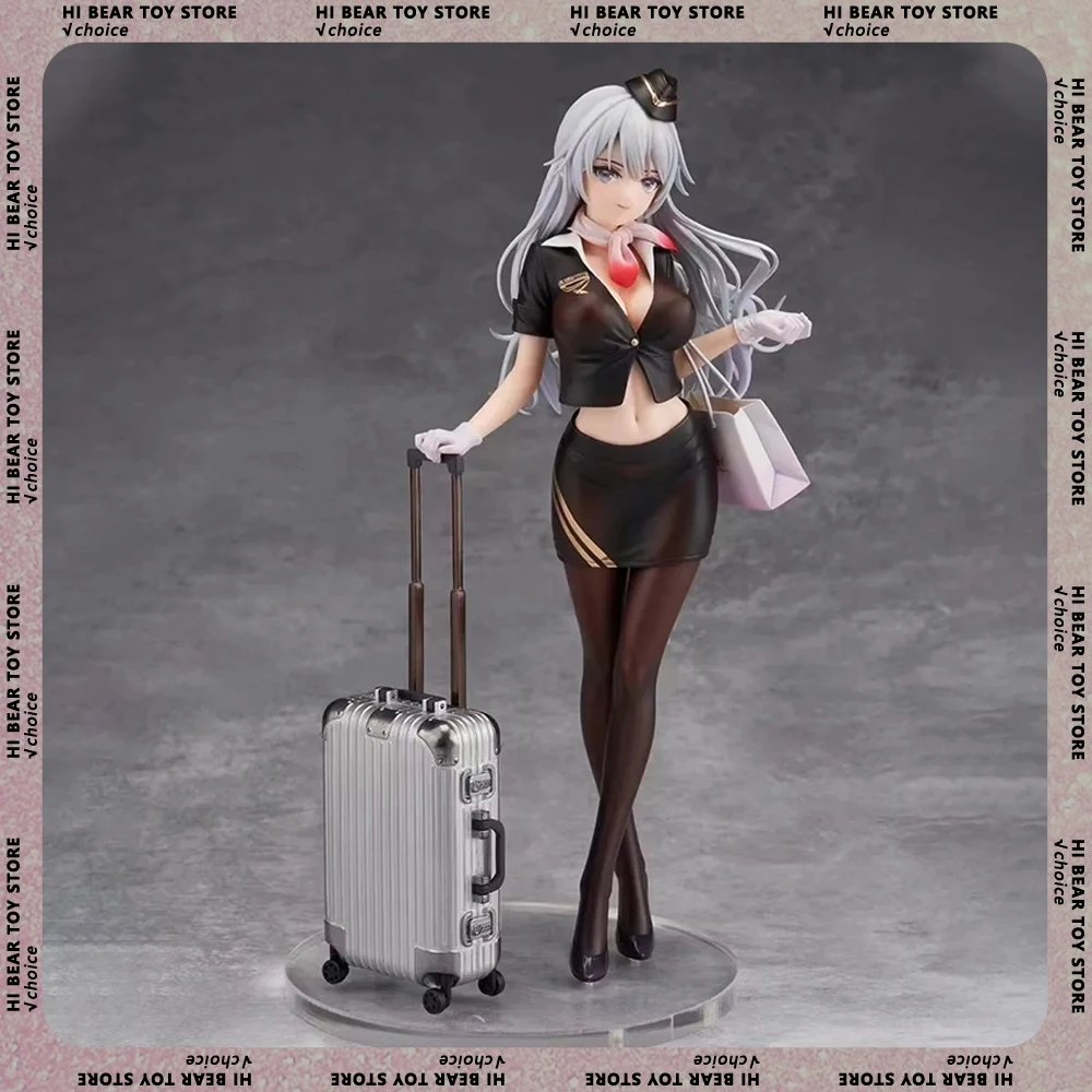 

24cm Air Steward Figure Sexy Girls Figures Anime Character Figurine Pvc Statue Model Dolls Room Decoration Toys Adults Gifts