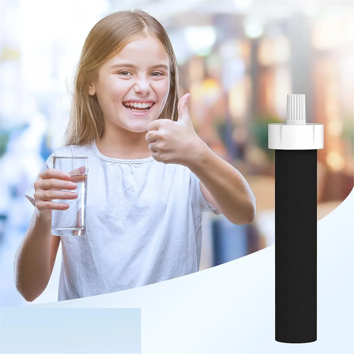 Filtri per bottiglie d'acqua, sostituzione per Brita BB06, Brita Hard Sided e filtro per bottiglie d'acqua sportive, 6 conteggi