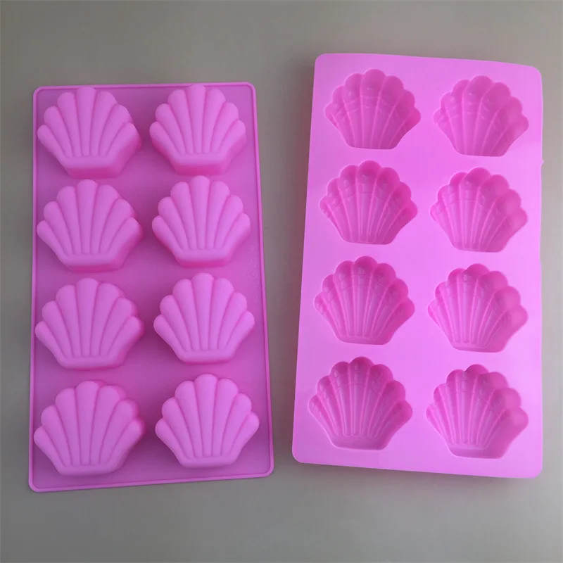 1pc Silicone Madeleine Cookie Mold 15 Shell Silicone Cake Pan Tools Fondant Bakeware Cookie Biscuit Moulds