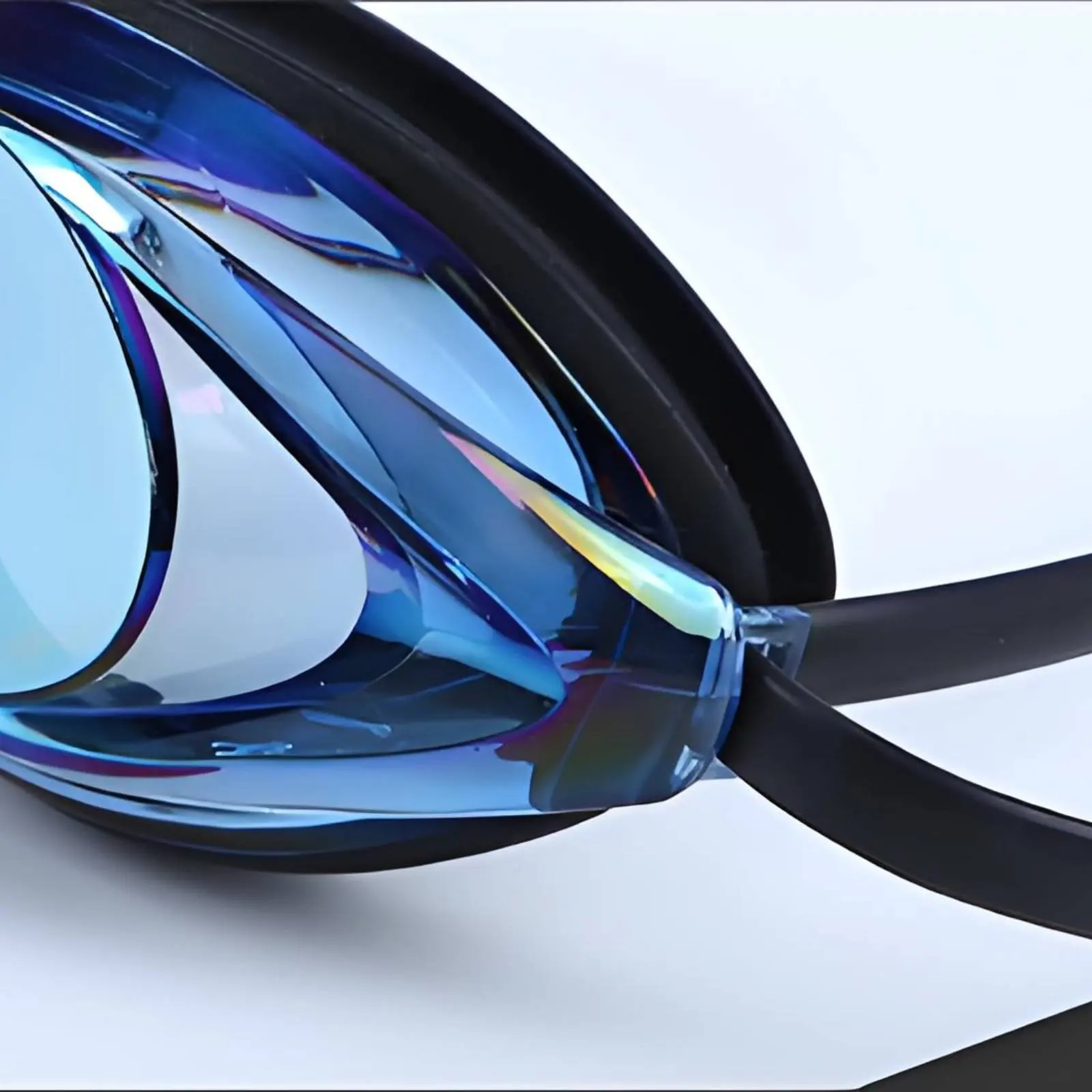 

Racing Aquatic Goggles Waterproof Mirrored Performance Goggles Swimming Equipment Hydrodynamic Adjustable Fit for Training