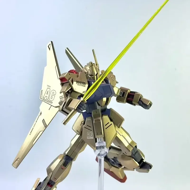 Hyakushiki MSN-100 HG 1/144 Champagne Color Mech Assembly Model Kit Action Figures Kids Puzzle Toys Decorative Gift Collectible image 6