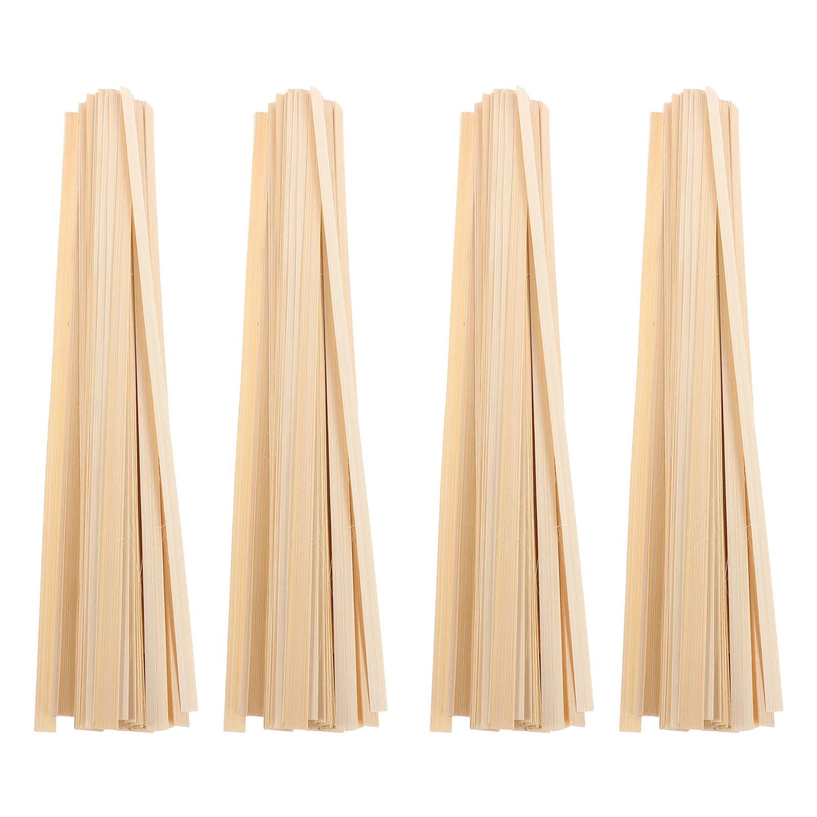 

216pcs Bamboo Strips For Weaving Basket Making Craft Material Flexible Diy Rattan Cane Webbing Repair Handmade Wicker Supplies