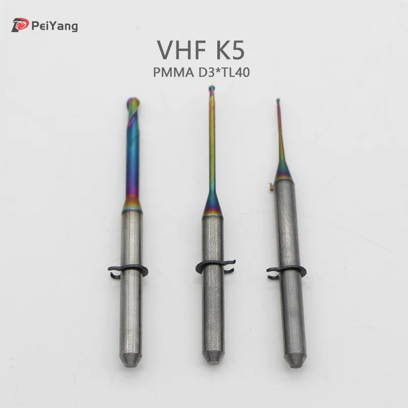 

Фрезы VHF K5 для зуботехнических работ: алмазные фрезы D3 CAD/CAM для фрезерования PMMA в зуботехнических лабораториях