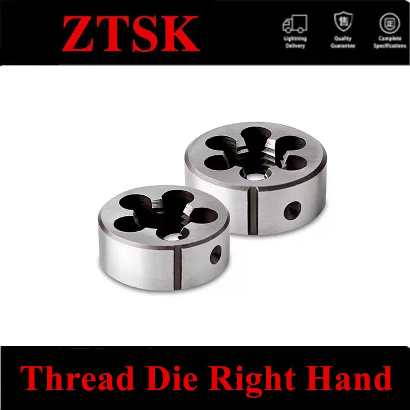 HSS Thread Die Metric Round Dies Cutting Tool Right Hand Alloy Steel M1 M2 M3 M4 M5 M6 M8 M10 M10 M12 M14