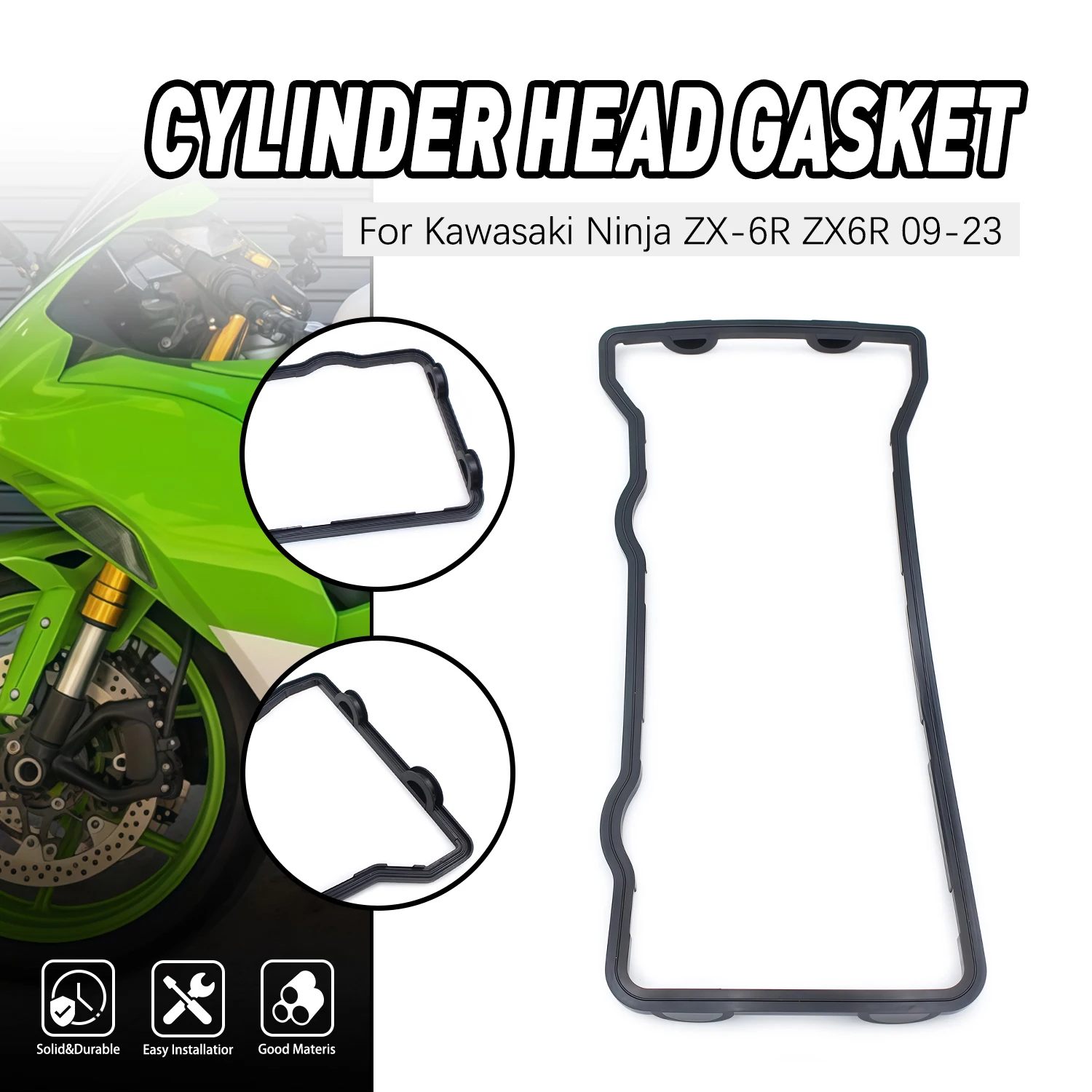 

For Kawasaki Ninja ZX-6R ZX6R 2009-2014 2015 2016-2025 11061-0375 Parts Motorcycle Cylinder Head Cover Gasket