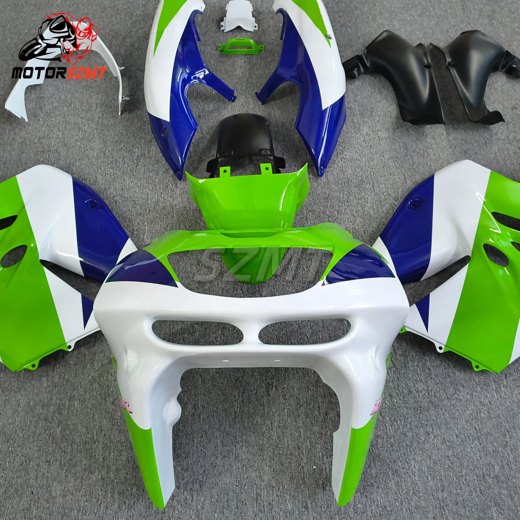 

Комплект обтекателей для мотоцикла Kawasaki NINJA ZX9R (1994-1997) - Спортивный, неоригинальный комплект
