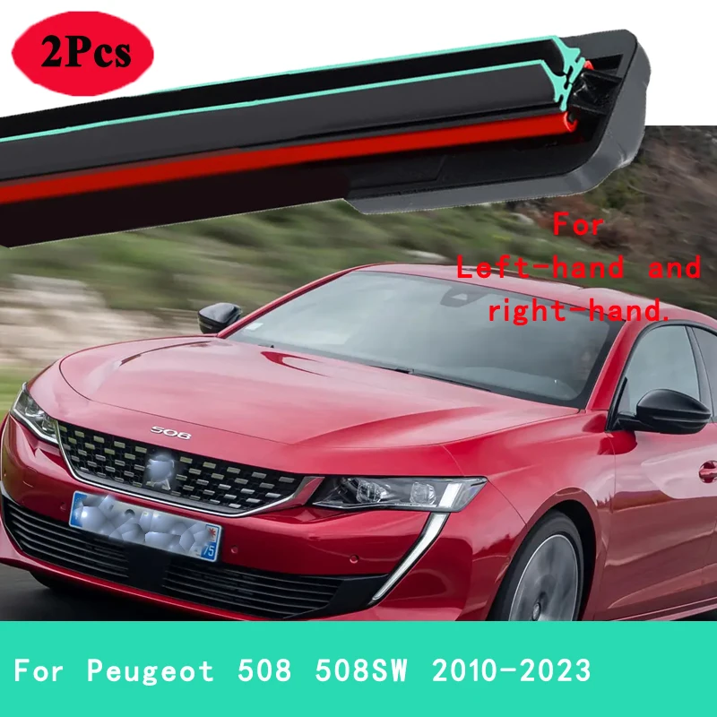 For Peugeot 508 508SW 2010-2023 Front Windshield Wiper Blades 2pcs Windscreen Window Accessories 2011 2012 2014 2018 2019 2021