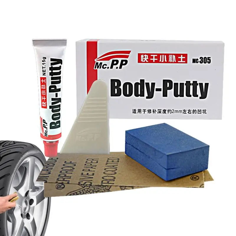 Car Paint Chip Repair Kit Auto Body Putty Car Paint Scratch Putty Car Scratch Remover Kit Easy Car Scratch Repair For Vehicles