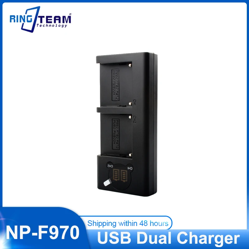 NP F960 NP F970 NP-F960 NP-F970 F950 Battery LED USB Charger For Sony PLM-100 CCD-TRV35 MVC-FD91 MC1500C L10 TR555 VX2200E D77