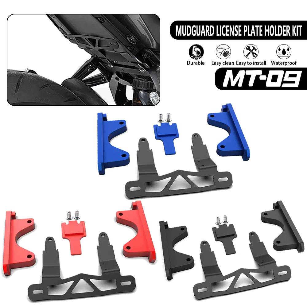 

MT-09/SP MT09 Low-Mount Fender Eliminator Tail Tidy License Plate Holder Set For YAMAHA MT-09 Tail Tidy Undertail Closeout kit