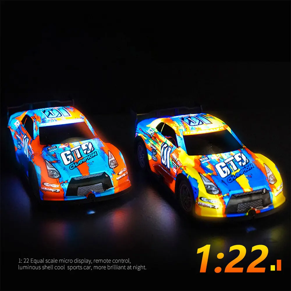 RC Car Professional Racing Toys Model Remote Control Racing Drift Cars RC Racing Car LED Light Toys For Boys Birthday Gifts