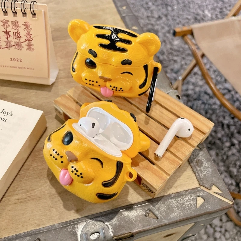 Flexible Cartoon Case Cover for Pods1/2/pro Headsets Storage Case Protector Earbud Sleeve Protector Headsets Accessory K1KF