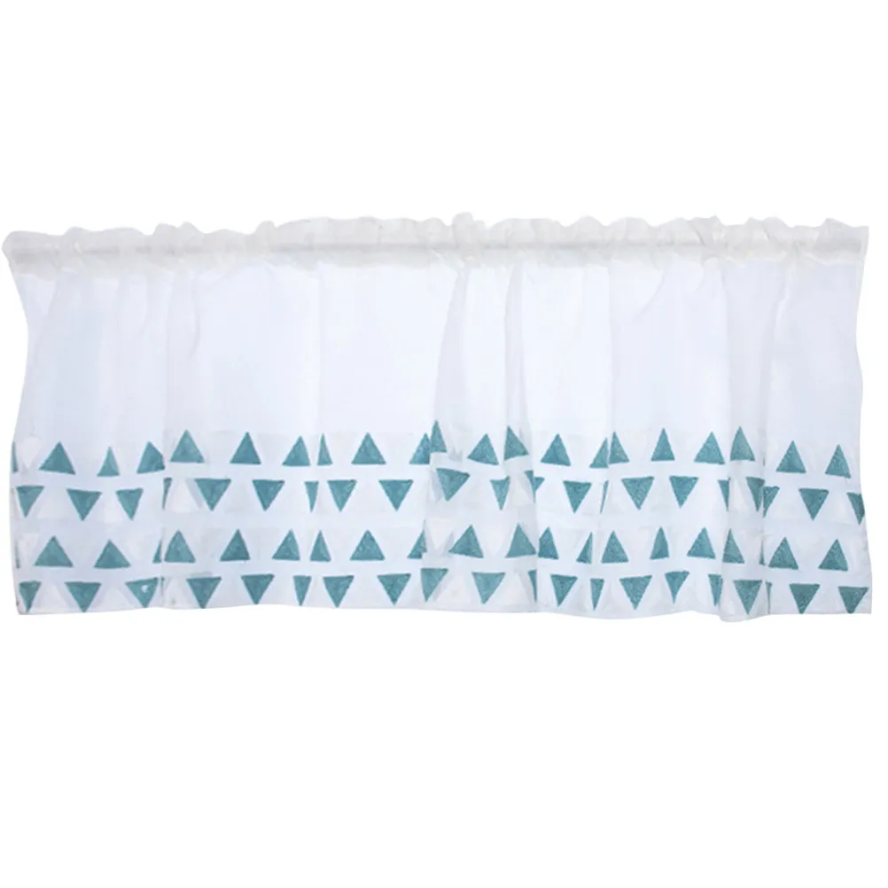 Premium Light Softening Half Curtain Window Short Curtain Romantic Home Decor Blackout Style 100x50cm view 5