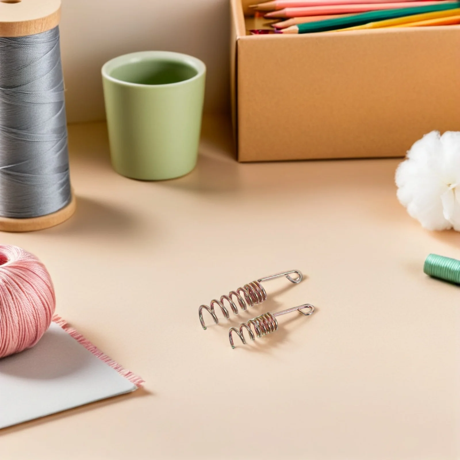 

2Pcs Bendable Iron Joint Springs Mannequin Arm Connectors Flexible Spring Hook Replacement for Arm Repair Elbow Springs