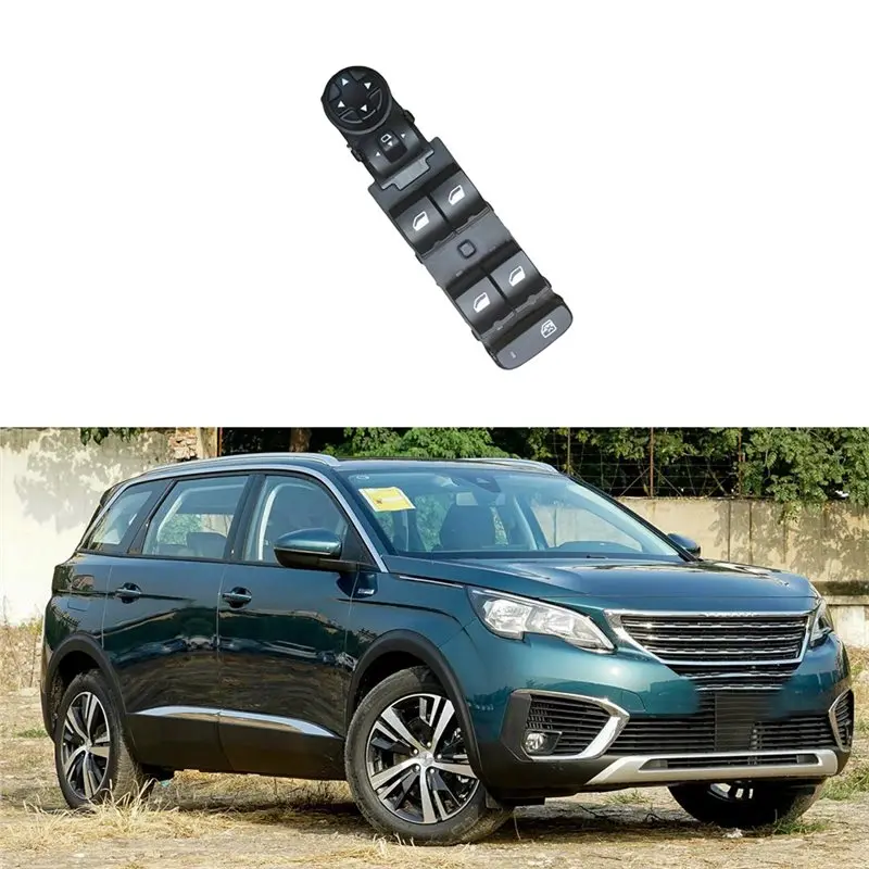 Durable-Front Left 98351981ZD 98200237ZD Car Electric Window Control Lifter Switch For 4008 5008 Citroen C5 AIR CROSS