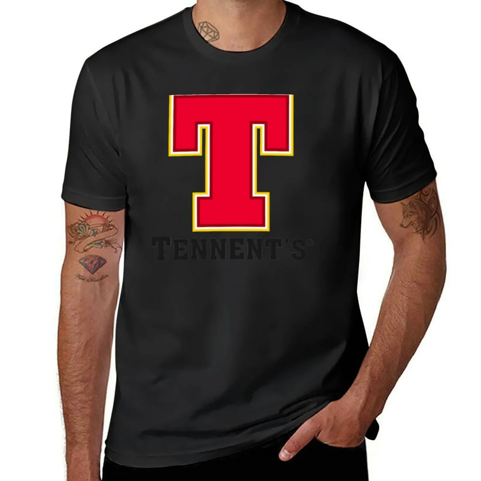 Tennent Lager T-Shirt sublime graphics oversized customs design your own mens funny t shirts