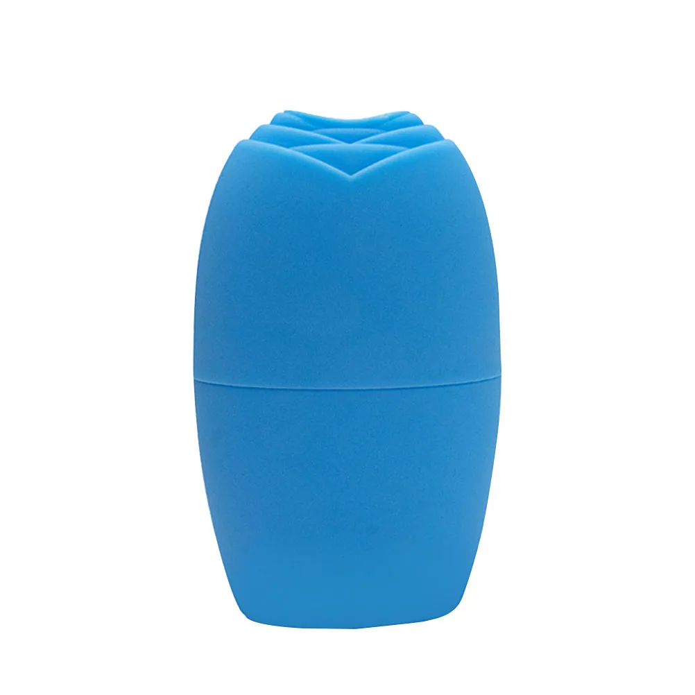 

Ice Face Roller Blue Silica Gel Cooling Mold Massager Small Cube Reusable Spa Tool Face Body Care Ice Compress Skin Friendly