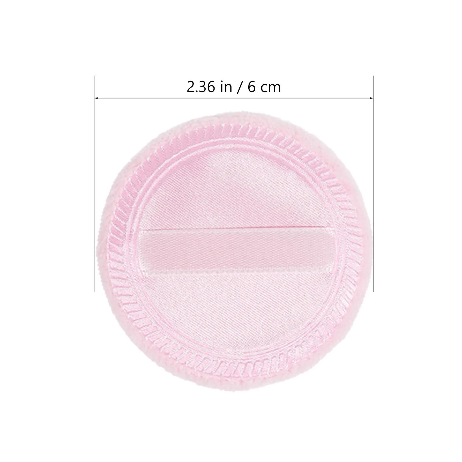 2pcs Loose Powder Puff Round Makeup Sponge Powder Foundation Applicator Satin Puff Soft Beauty Tool Professional Makeup Cosmetic