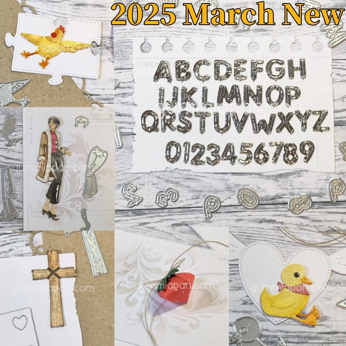

Alphabet Cross Box Duck Clothes Meatsl Cutting Dies for DIY Making Card Scrapbook Decoration Supplies 2025 Spring Easter New Die